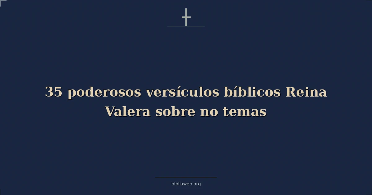 Poderosos reina valera versiculos bíblicos sobre temor not