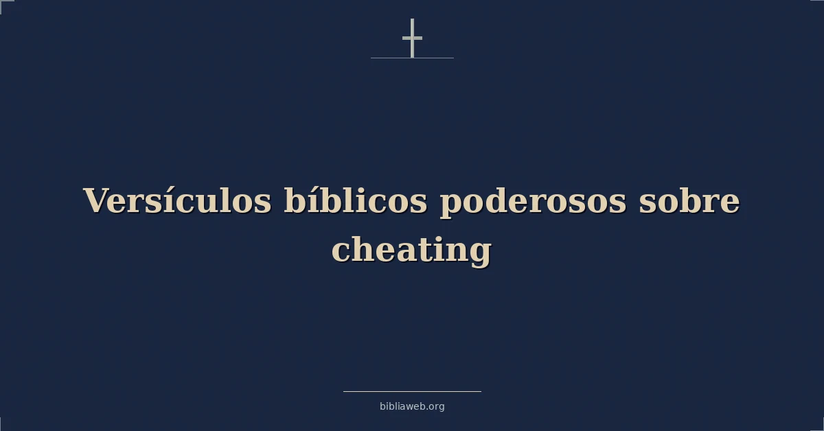 Versículos bíblicos poderosos sobre engañando