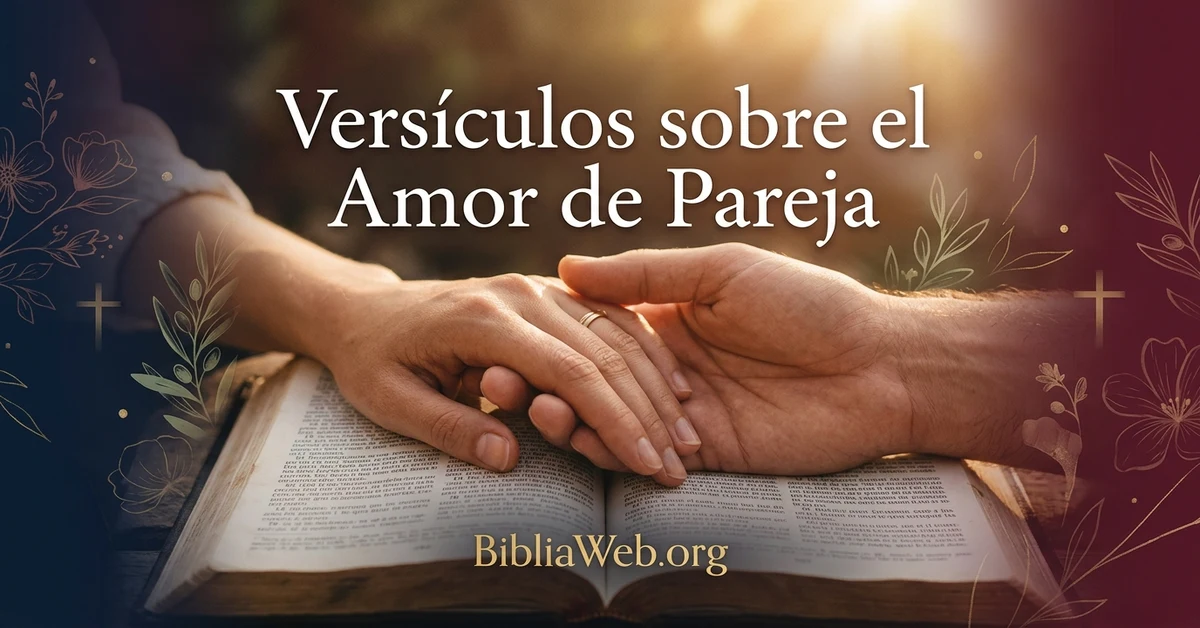 Versículos sobre el amor de pareja y matrimonio